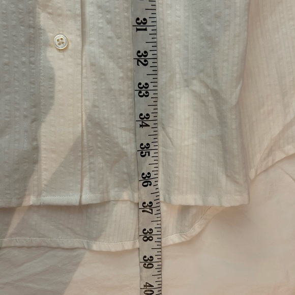 JENNI KAYNE The Beach Shirt Dress White Cotton Blend Button Down XXL - Picture 12 of 14